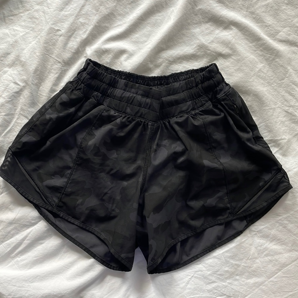 Black lululemon shorts